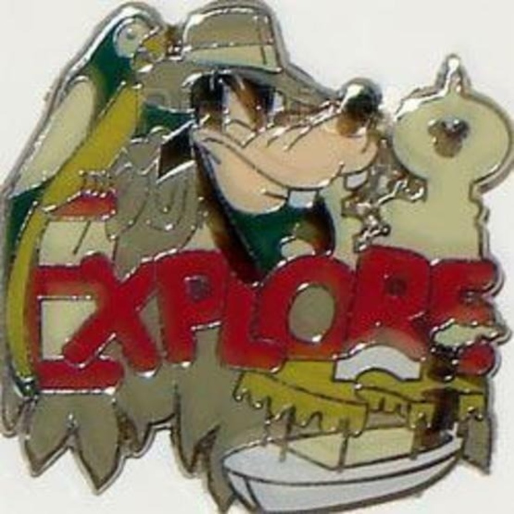Disney Goofy Explore Tiki Room  Pin 55223 DLR‎ 2007 Hotel Hidden Mickey Dreams